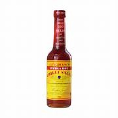 Lingham's Extra Hot Chilli Sauce 280ml x 12 btls
