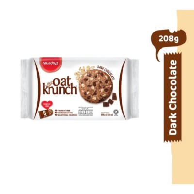 Munchy's oat krunch dark chocolate 208g x 12