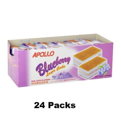 Apollo Blueberry Layer Cake 18gm x 12 x 24 pcs