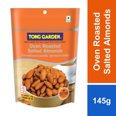 Tong Garden Oven Roasted Salted Almonds 145g x 12 x 3