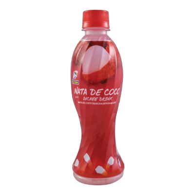 Captain Dolphin Nata De Coco with Lychee Drink 350ml x 24 cups